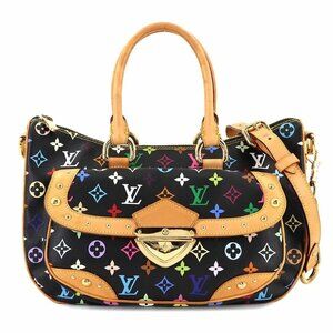 LOUIS VUITTON Monogram Multi Color Rita Hand Shoulder Bag Noir